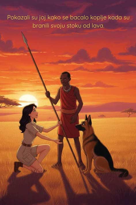 Animacija, Afrika, Masai pleme, Sandra i Aleks